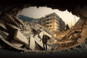 catastrophic-earthquake-shakes-turkey-and-syria,-killing-over-2,300