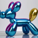 “Balloon Dog" Sculpture by Iconic Artist Jeff Koons Smashes at Miami Gallery