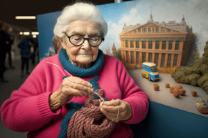 93-year-old-knitter-margaret-seaman-unveils-enormous-replica-of-buckingham-palace