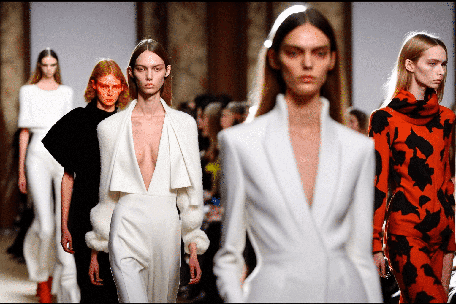 stella-mccartney's-eco-chic-runway-show-horses-on-the-catwalk