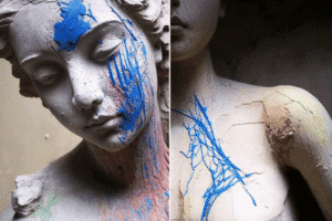 historic-200-year-old-sculpture-defaced-with-blue-crayon