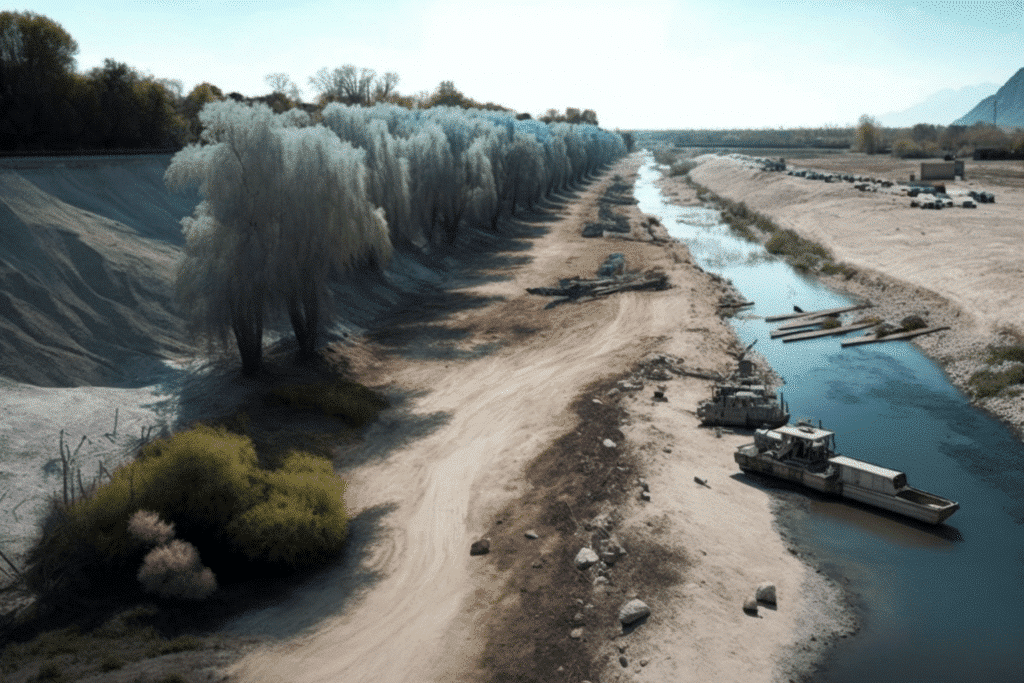 italy's-po-river-facing-a-critically-dry-summer-due-to-dwindling-snow-reserves