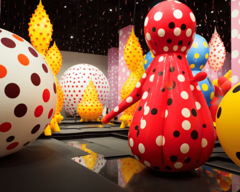 yayoi-kusama's-iconic-polka-dot-art-exhibition-marks-the-opening-of-aviva-studios-in-manchester