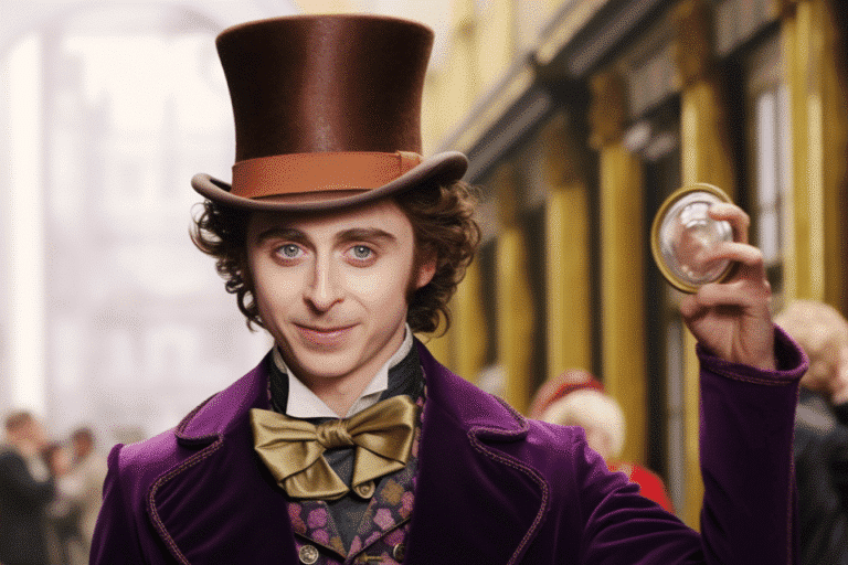 First Glimpse Of Timothee Chalamet As Young Willy Wonka Unveiled In Prequels Trailer 0192