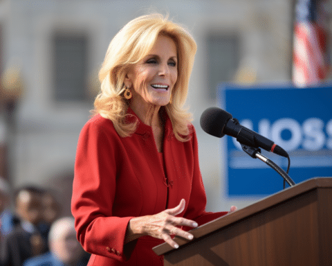 jill-biden-celebrates-u.s.'s-official-return-to-unesco-with-flag-raising-ceremony-in-paris