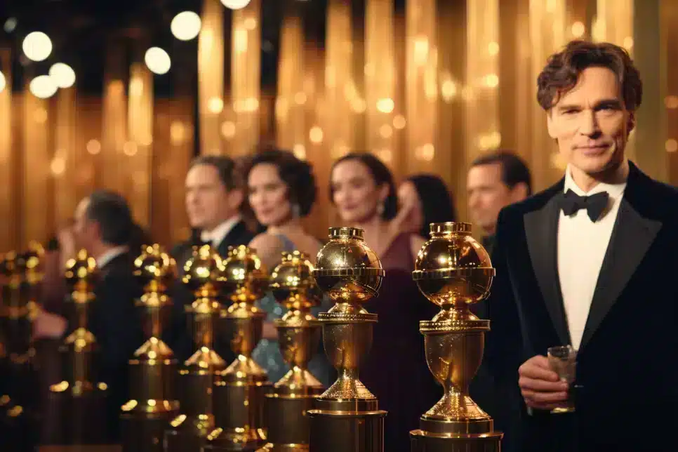 Golden-Globes-2024:-'Oppenheimer'-and-'Succession'-Dominate-the-Night