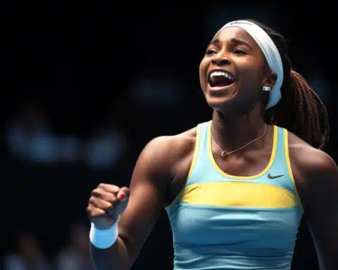 Coco-Gauff-Dominates-at-Australian-Open,-Mirra-Andreeva-Stages-Remarkable-Comeback