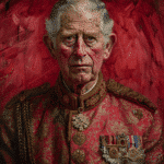 King-Charles'-Vivid-Coronation-Portrait-Sparks-Debate