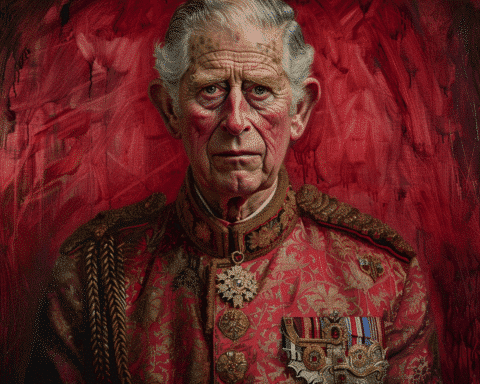 King-Charles'-Vivid-Coronation-Portrait-Sparks-Debate