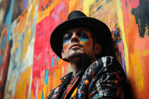 Exploring-Fame-Through-Art:-Boy-George's-Vibrant-New-Collection